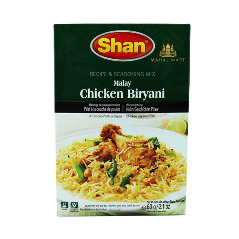 Shan Malay Chicken Biryani Mix 60g - Mahal Mart